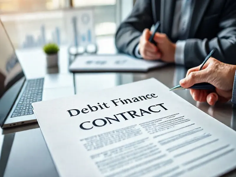 Debit finance plc contract